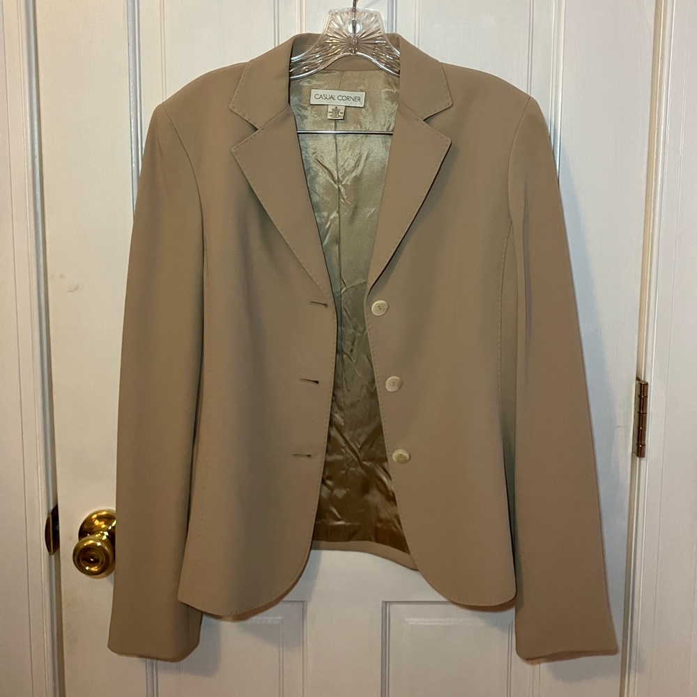 Tan Blazer - Size 6